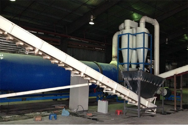 Introduction of biomass drum dryer