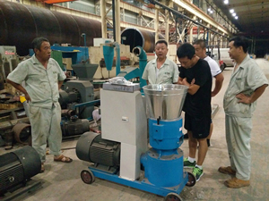 Customers from Shandong and Liaoning purchased biomass pellet press