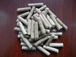 Peanut husk pellet