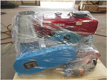 Australia client has received his ZLSP150A type diesel engine pellet mill