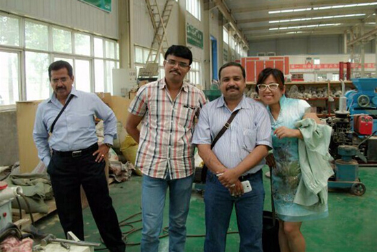 clients ordered mobile pelletizing system