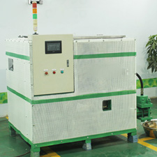 hydraulic briquette press closed structure