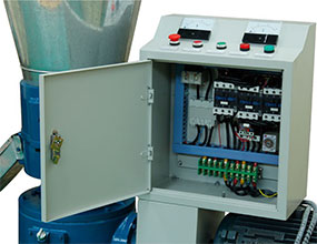 control cabinet of sawdust pellet mill