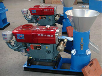 diesel engine pellet mill