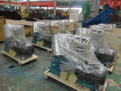 waiting for package electric motor pellet machine