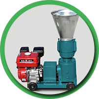 gasoline engine pellet press