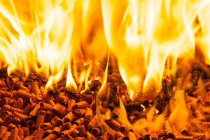 hard wood pellets combustion ratio