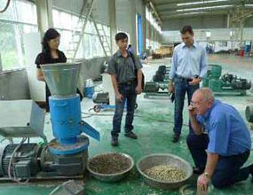 make sawdust pellets