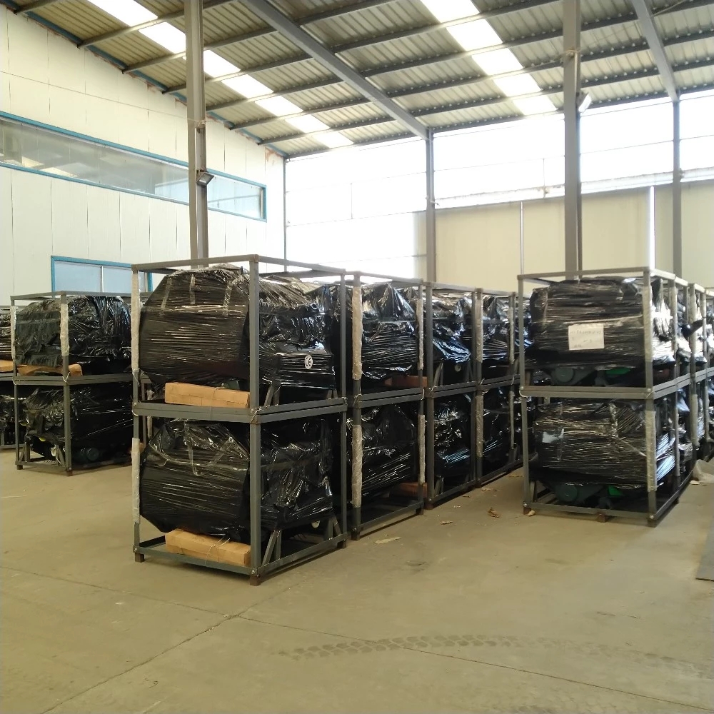 workshop of round baler with cuter 