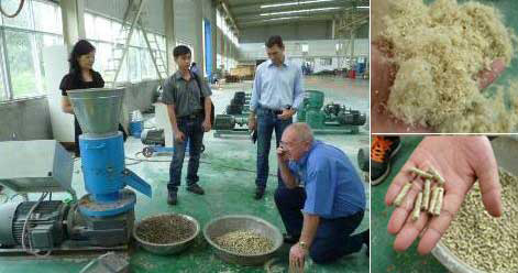 sawdust pellet press