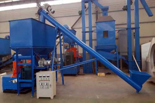 screw conveyor in pellets plant