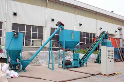 screw conveyor in pellets production