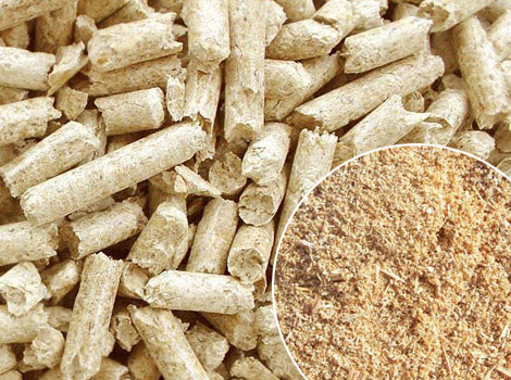 Make your own compressed sawdust pellets
