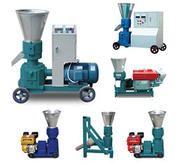 wood flat die pellet press